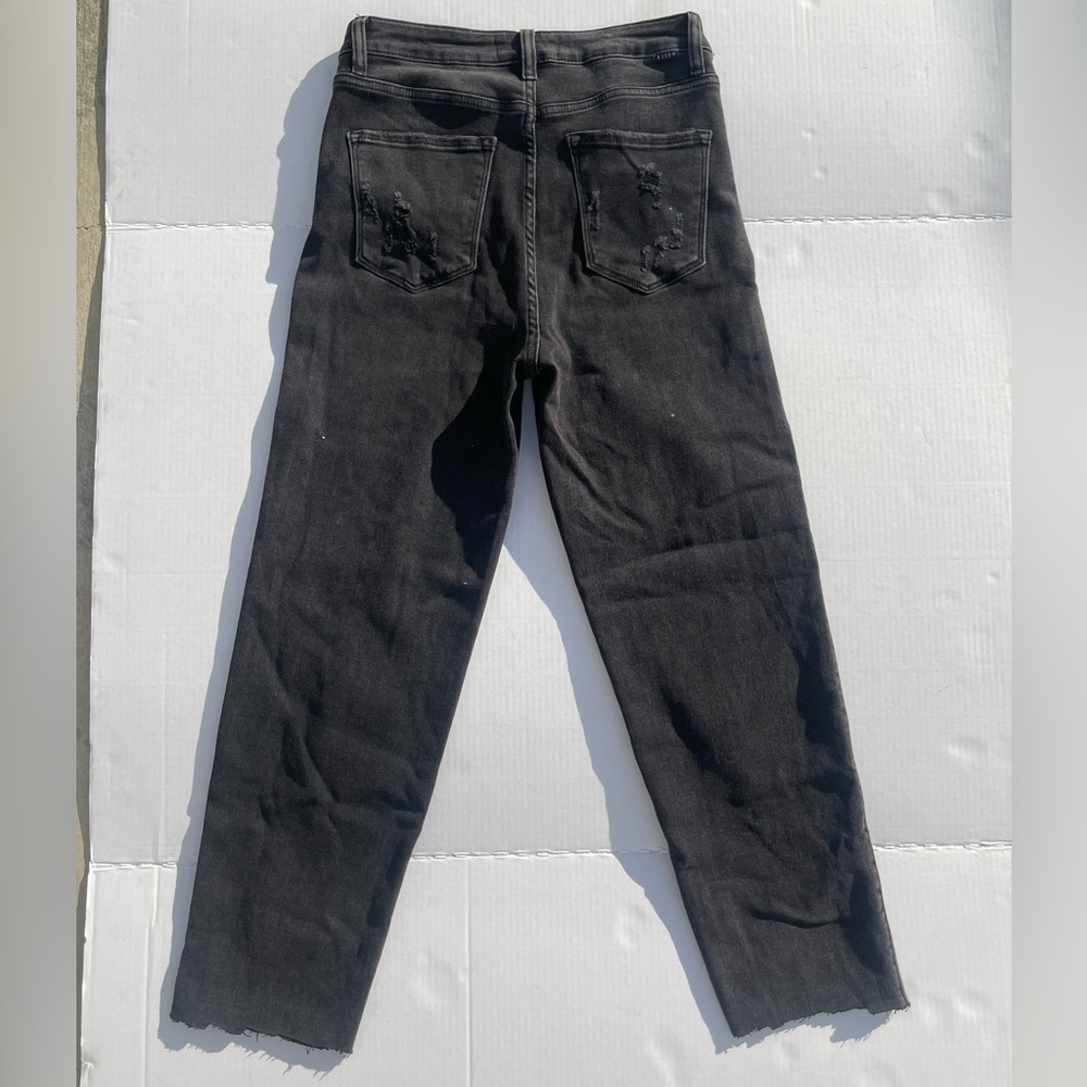 Risen Los Angeles Criss Cross Waist Cropped Jeans Size 9/29 - Picture 2 of 3
